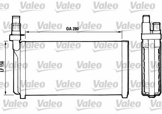Valeo 811066 Радіатор опалювача салону 811066: Купити в Україні - Добра ціна на EXIST.UA!