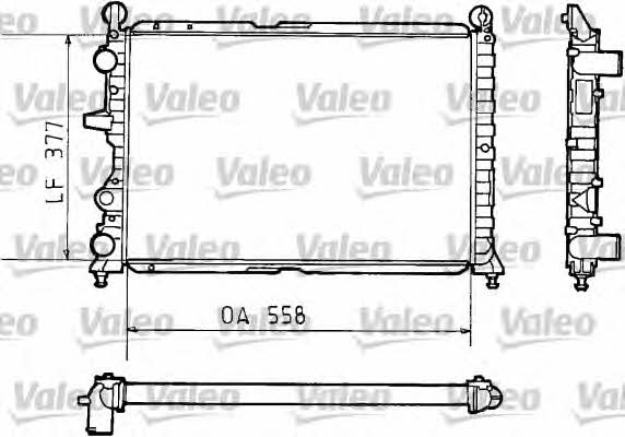 Valeo 811073 Радіатор охолодження двигуна 811073: Приваблива ціна - Купити в Україні на EXIST.UA!