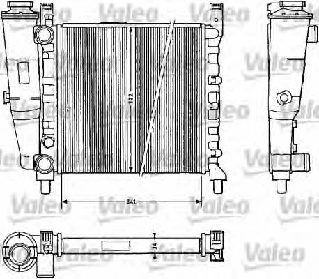 Valeo 811385 Радіатор охолодження двигуна 811385: Купити в Україні - Добра ціна на EXIST.UA!