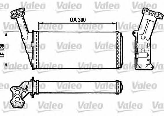 Valeo 812036 Радіатор опалювача салону 812036: Купити в Україні - Добра ціна на EXIST.UA!