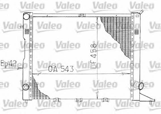 Valeo 730816 Радіатор охолодження двигуна 730816: Купити в Україні - Добра ціна на EXIST.UA!