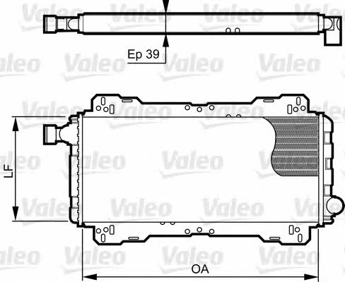 Valeo 730842 Радіатор охолодження двигуна 730842: Купити в Україні - Добра ціна на EXIST.UA!
