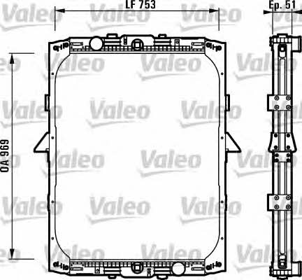 Valeo 730899 Радіатор охолодження двигуна 730899: Купити в Україні - Добра ціна на EXIST.UA!