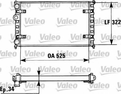 Valeo 730947 Радіатор охолодження двигуна 730947: Купити в Україні - Добра ціна на EXIST.UA!