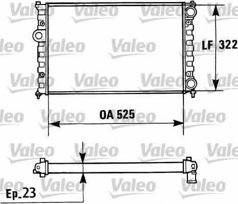 Valeo 730948 Радіатор охолодження двигуна 730948: Купити в Україні - Добра ціна на EXIST.UA!
