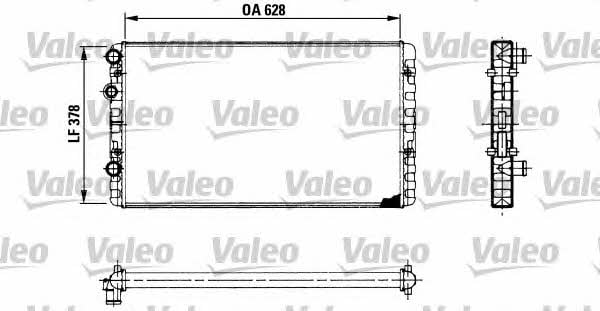 Valeo 730955 Радіатор охолодження двигуна 730955: Купити в Україні - Добра ціна на EXIST.UA!