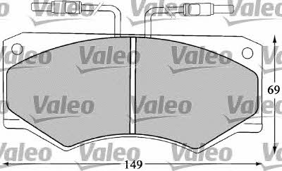 Valeo 598369 Гальмівні колодки, комплект 598369: Купити в Україні - Добра ціна на EXIST.UA!