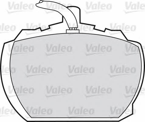 Valeo 598391 Гальмівні колодки, комплект 598391: Купити в Україні - Добра ціна на EXIST.UA!