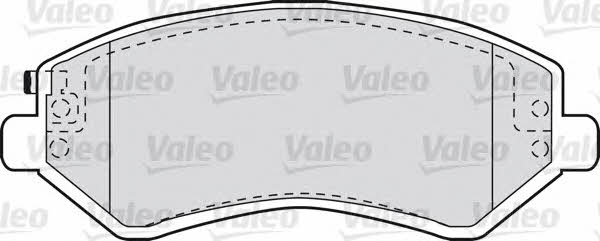 Valeo 598414 Гальмівні колодки, комплект 598414: Приваблива ціна - Купити в Україні на EXIST.UA!