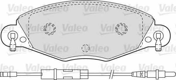 Valeo 598416 Гальмівні колодки, комплект 598416: Купити в Україні - Добра ціна на EXIST.UA!