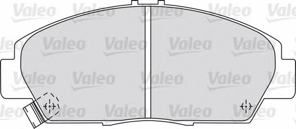 Valeo 598494 Гальмівні колодки, комплект 598494: Купити в Україні - Добра ціна на EXIST.UA!