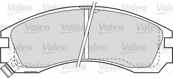 Valeo 598517 Гальмівні колодки, комплект 598517: Купити в Україні - Добра ціна на EXIST.UA!
