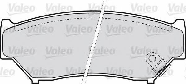 Valeo 598533 Гальмівні колодки, комплект 598533: Купити в Україні - Добра ціна на EXIST.UA!