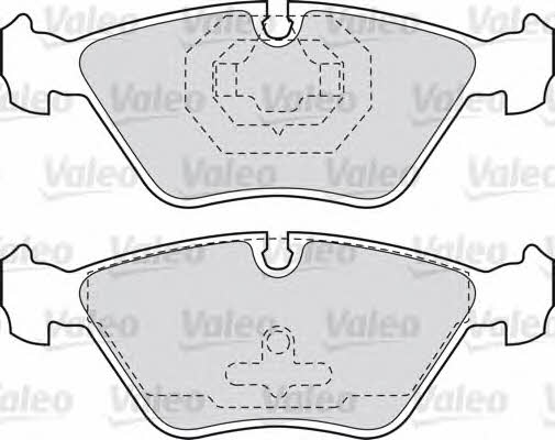 Valeo 598616 Гальмівні колодки, комплект 598616: Купити в Україні - Добра ціна на EXIST.UA!
