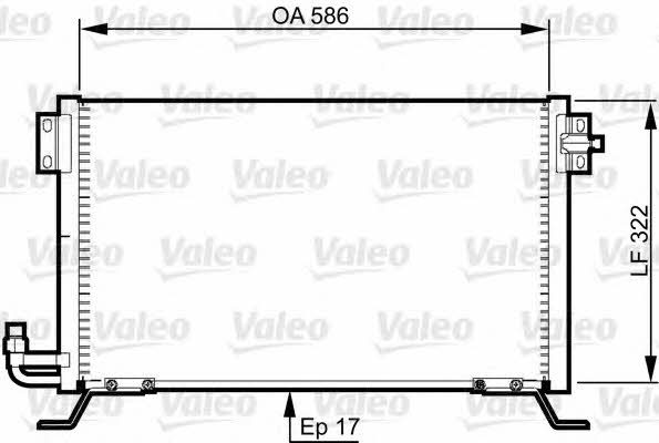 Valeo 818989 Радіатор кондиціонера (Конденсатор) 818989: Купити в Україні - Добра ціна на EXIST.UA!