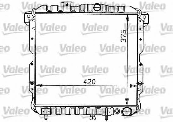 Valeo 819119 Радіатор охолодження двигуна 819119: Купити в Україні - Добра ціна на EXIST.UA!