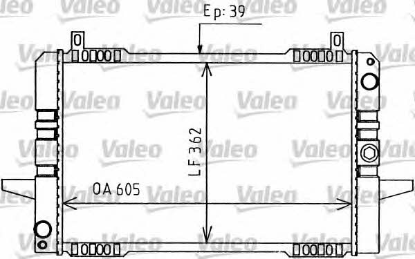 Valeo 819170 Радіатор охолодження двигуна 819170: Купити в Україні - Добра ціна на EXIST.UA!