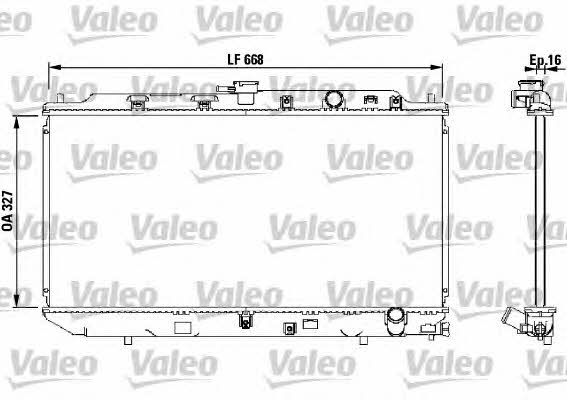 Valeo 819193 Радіатор охолодження двигуна 819193: Купити в Україні - Добра ціна на EXIST.UA!