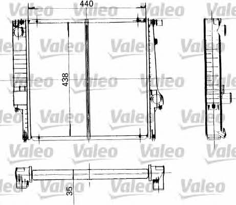 Valeo 819399 Радіатор охолодження двигуна 819399: Купити в Україні - Добра ціна на EXIST.UA!