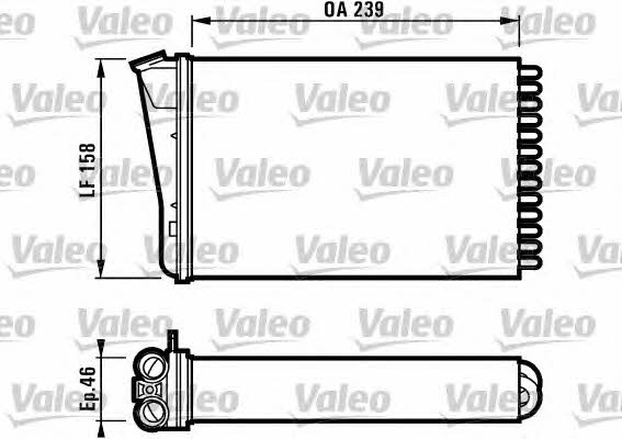 Valeo 812126 Радіатор опалювача салону 812126: Купити в Україні - Добра ціна на EXIST.UA!