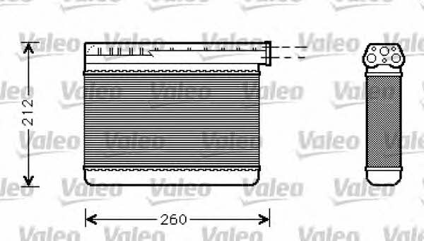 Valeo 812240 Радіатор опалювача салону 812240: Купити в Україні - Добра ціна на EXIST.UA!