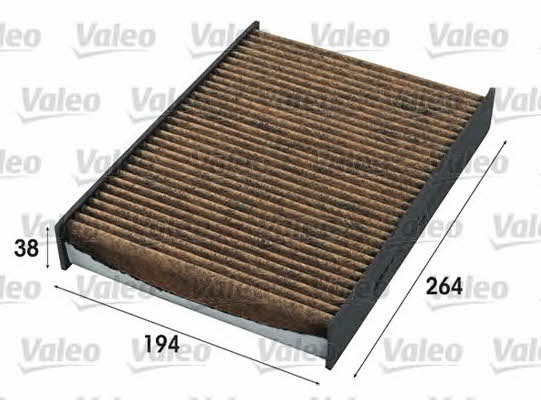 701012 Valeo Фильтр салона с активированным углем и антибактериальным действием
