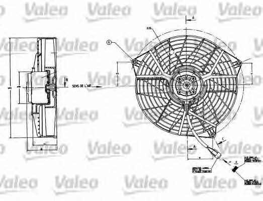 Valeo 883556 Вентилятор радіатора охолодження 883556: Купити в Україні - Добра ціна на EXIST.UA!