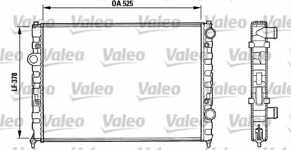 Valeo 731005 Радіатор охолодження двигуна 731005: Купити в Україні - Добра ціна на EXIST.UA!