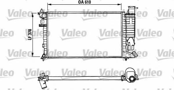 Valeo 731010 Радіатор охолодження двигуна 731010: Приваблива ціна - Купити в Україні на EXIST.UA!