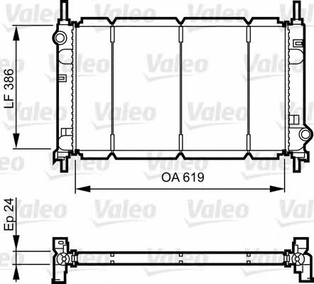 Valeo 731011 Радіатор охолодження двигуна 731011: Купити в Україні - Добра ціна на EXIST.UA!