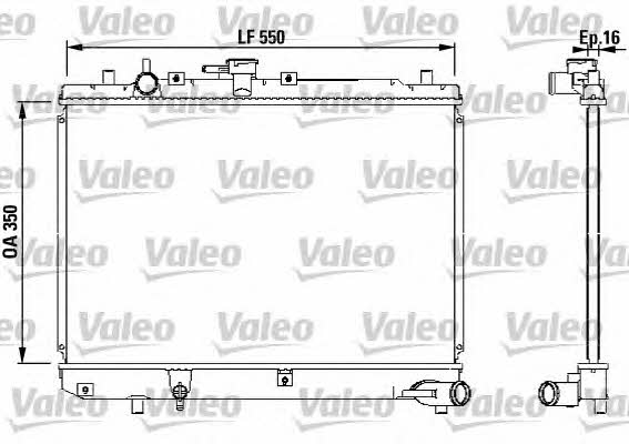 Valeo 731036 Радіатор охолодження двигуна 731036: Купити в Україні - Добра ціна на EXIST.UA!