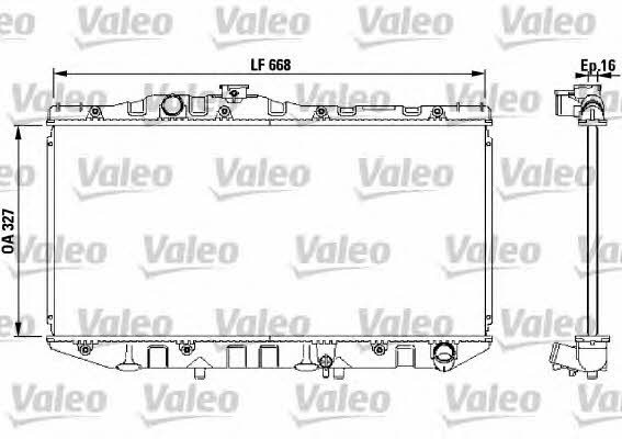 Valeo 731098 Радіатор охолодження двигуна 731098: Купити в Україні - Добра ціна на EXIST.UA!