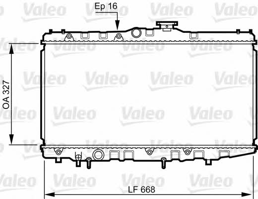 Valeo 731105 Радіатор охолодження двигуна 731105: Купити в Україні - Добра ціна на EXIST.UA!