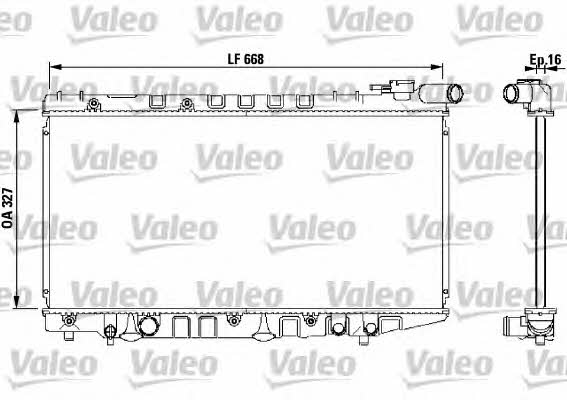 Valeo 731106 Радіатор охолодження двигуна 731106: Купити в Україні - Добра ціна на EXIST.UA!