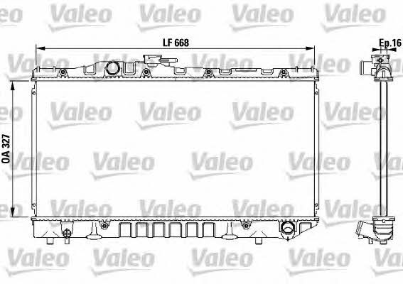 Valeo 731115 Радіатор охолодження двигуна 731115: Купити в Україні - Добра ціна на EXIST.UA!