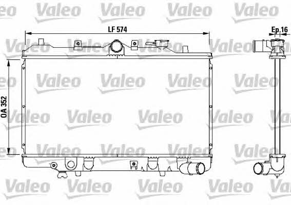 Valeo 731142 Радіатор охолодження двигуна 731142: Купити в Україні - Добра ціна на EXIST.UA!