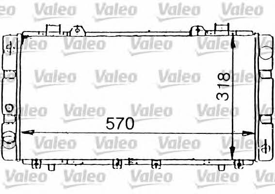 Valeo 731199 Радіатор охолодження двигуна 731199: Купити в Україні - Добра ціна на EXIST.UA!
