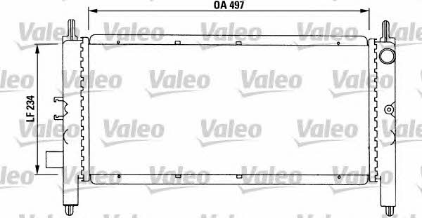 Valeo 731215 Радіатор охолодження двигуна 731215: Купити в Україні - Добра ціна на EXIST.UA!
