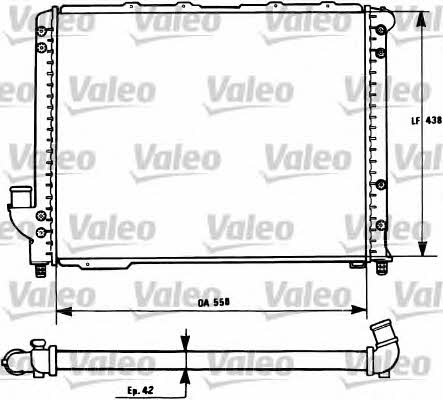 Valeo 731278 Радіатор охолодження двигуна 731278: Приваблива ціна - Купити в Україні на EXIST.UA!