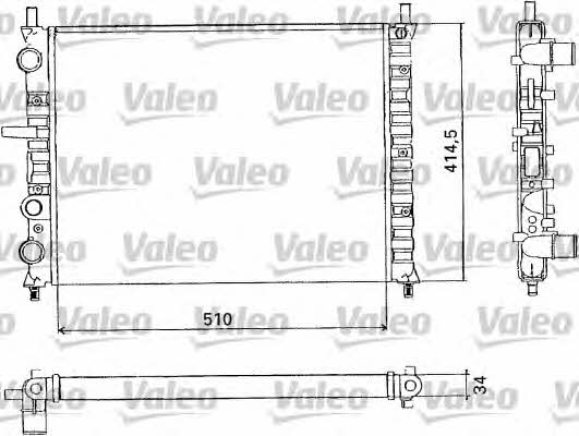 Valeo 731302 Радіатор охолодження двигуна 731302: Купити в Україні - Добра ціна на EXIST.UA!