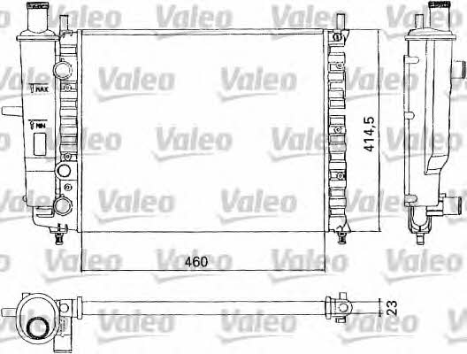 Valeo 731304 Радіатор охолодження двигуна 731304: Купити в Україні - Добра ціна на EXIST.UA!