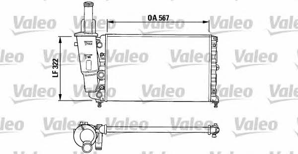 Valeo 731374 Радіатор охолодження двигуна 731374: Купити в Україні - Добра ціна на EXIST.UA!