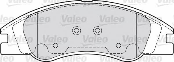 Valeo 598705 Гальмівні колодки, комплект 598705: Купити в Україні - Добра ціна на EXIST.UA!