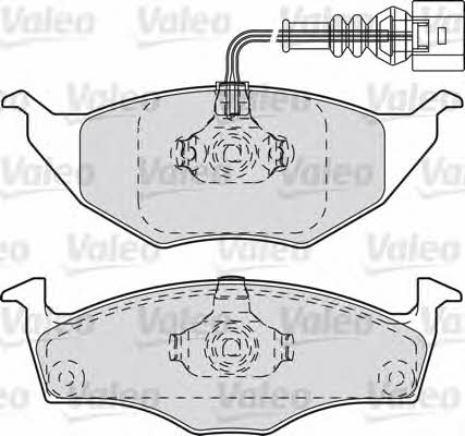 Valeo 598735 Гальмівні колодки, комплект 598735: Купити в Україні - Добра ціна на EXIST.UA!