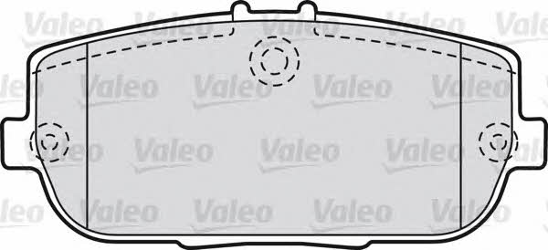 Valeo 598746 Гальмівні колодки, комплект 598746: Купити в Україні - Добра ціна на EXIST.UA!