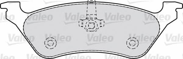 Valeo 598755 Гальмівні колодки, комплект 598755: Приваблива ціна - Купити в Україні на EXIST.UA!