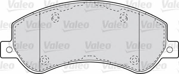 Valeo 598816 Гальмівні колодки, комплект 598816: Купити в Україні - Добра ціна на EXIST.UA!