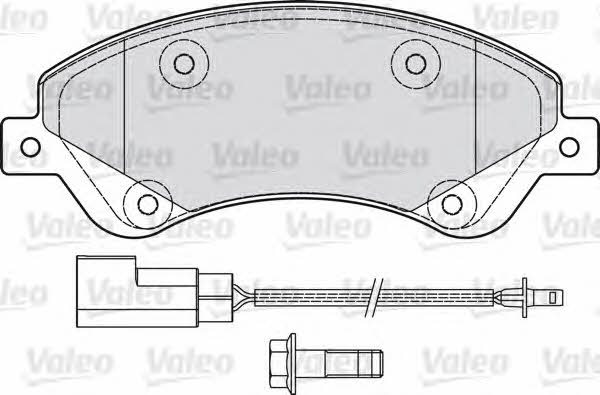 Valeo 598818 Гальмівні колодки, комплект 598818: Купити в Україні - Добра ціна на EXIST.UA!