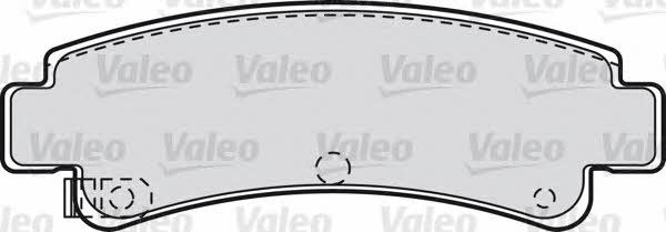 Valeo 598826 Гальмівні колодки, комплект 598826: Купити в Україні - Добра ціна на EXIST.UA!