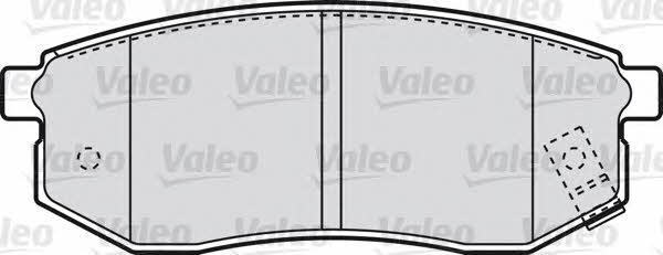 Valeo 598866 Гальмівні колодки, комплект 598866: Купити в Україні - Добра ціна на EXIST.UA!